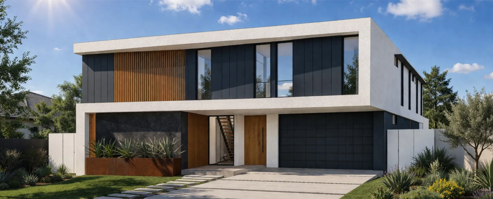Apex House, a modern residence in development in Spring Branch, Houston