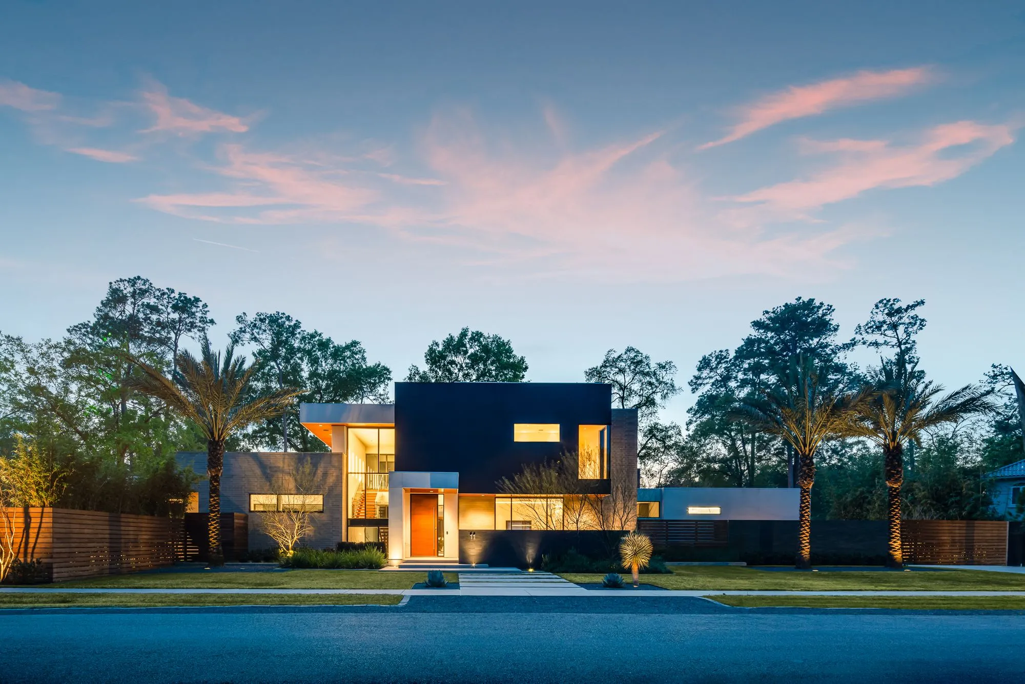 Gage House Night Exterior