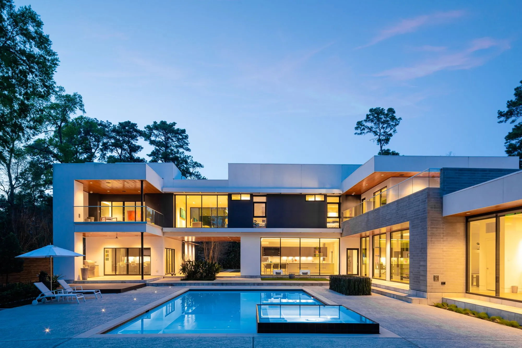 Gage House Night Detail