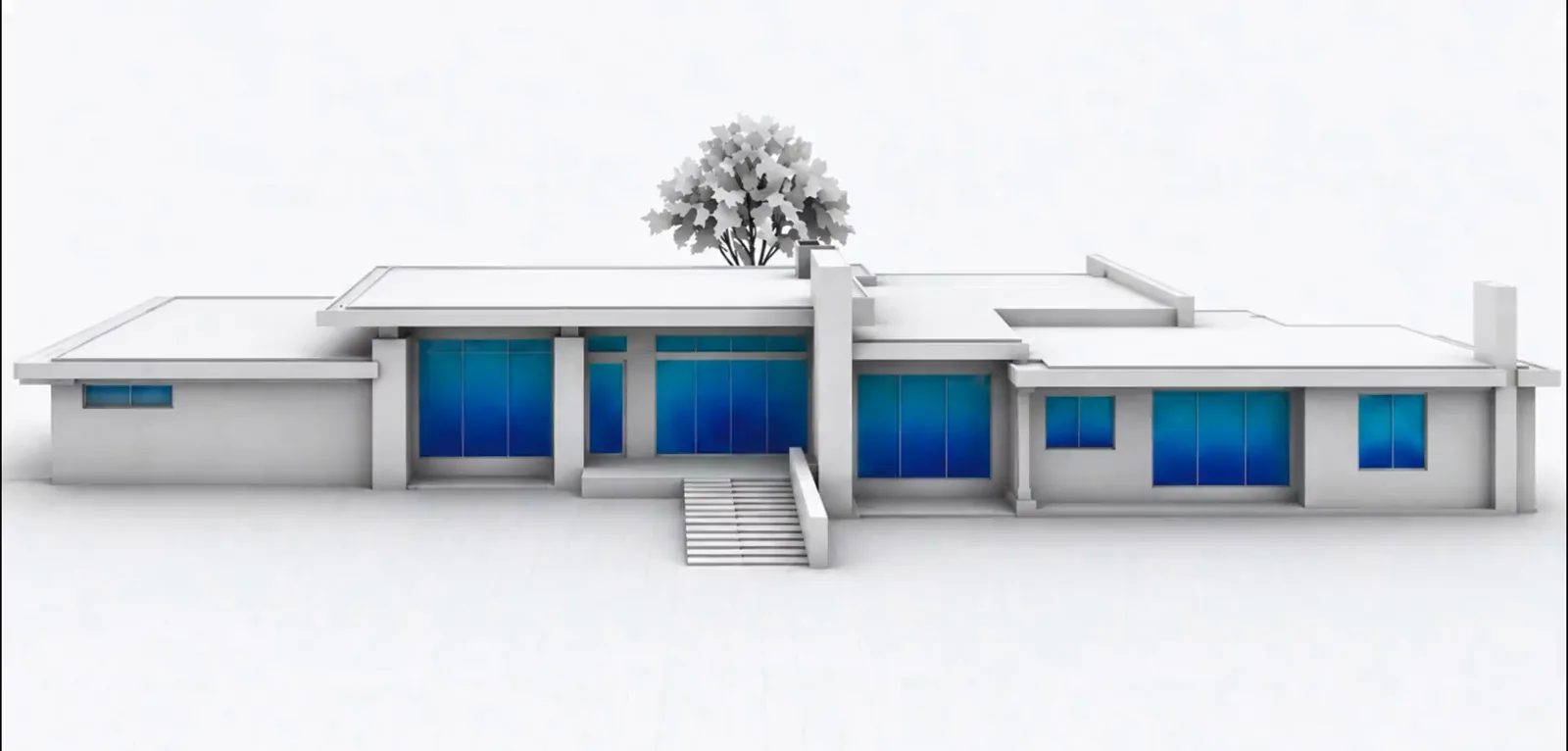 High-performance Modern Edge Builders residence built for the Houston climate